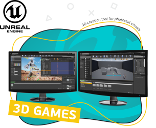 Unreal Engine 4. Игровой движок - Школа программирования для детей, компьютерные курсы для школьников, начинающих и подростков - KIBERone г. Саранск